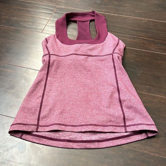 🍋lululemon🍋 | Red plum scoop neck tank top - Picture 2 of 7